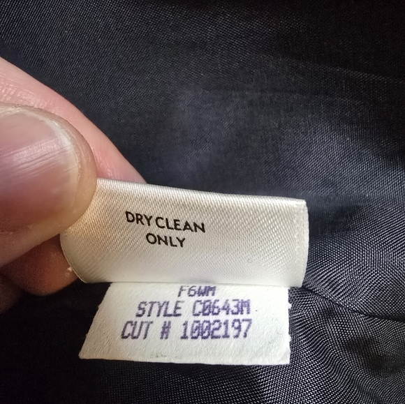 Eileen Fisher 100% Wool Black Button Pockets Satin Lining Women's Size Medium - Picture 6 of 10